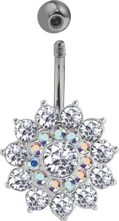Produktbild Bijouteria Bauchpiercing (Edelstahl, Silber 925, Kristall)