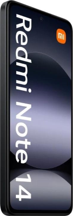 Actual product image Xiaomi Redmi Note 14 (128 GB, Midnight Black, 6.67", Hybrid Dual SIM, 4G)