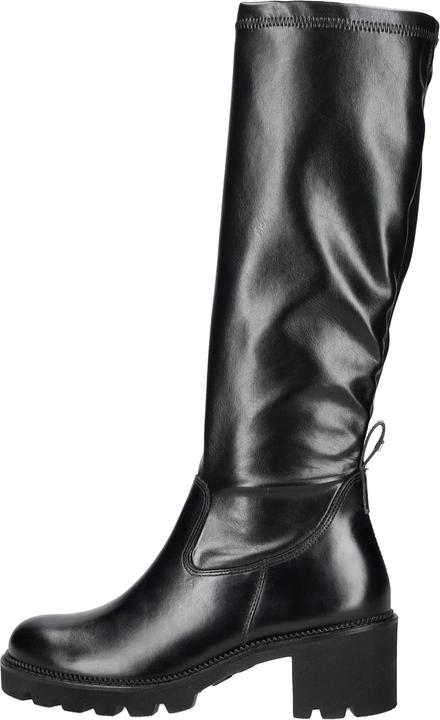 Stretchnappa Black 006, Kalbleder