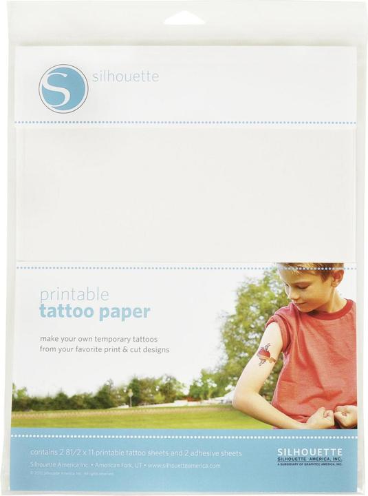 Immagine prodotto Silhouette Carta per tatuaggi stampabile