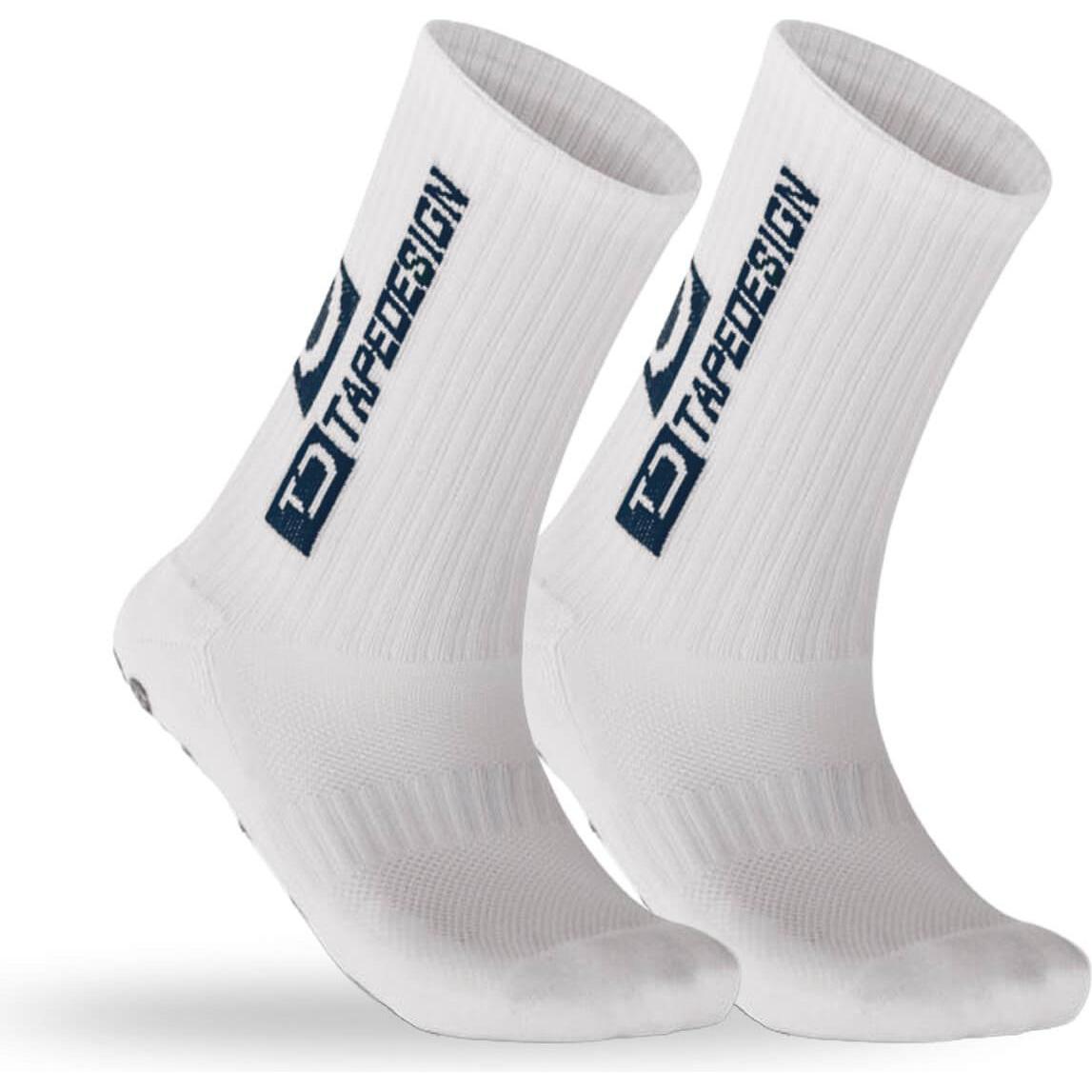 Tapedesign, Socken, Klassische spezielle Kniestrümpfe, Weiss, Blau, (One Size)