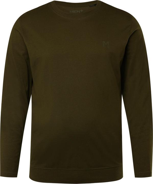 Immagine prodotto Men+ Langarmshirt, Basic, Bauchfit, Rundhals (5XL)