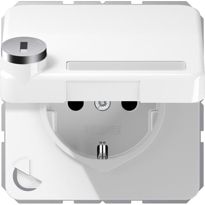 JUNG, Steckdose, SCHUKO-Steckdose 16A 250V CD 1520 NAKLSL WW