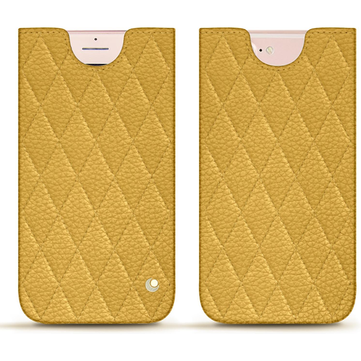 Noreve Lederschutzhülle (Apple iPhone 7 Plus), Smartphone Hülle, Orange