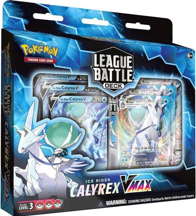 Image du produit Pokémon Ligue Deck de combat Cavalier de glace Calyrex Vmax (Pack de boosters)