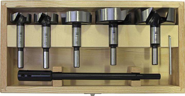 Actual product image Fisch Forstner drill bit set Wave Cutter SP drill bit ø 35 - 68 mm 5 pieces (35 - 68 mm)