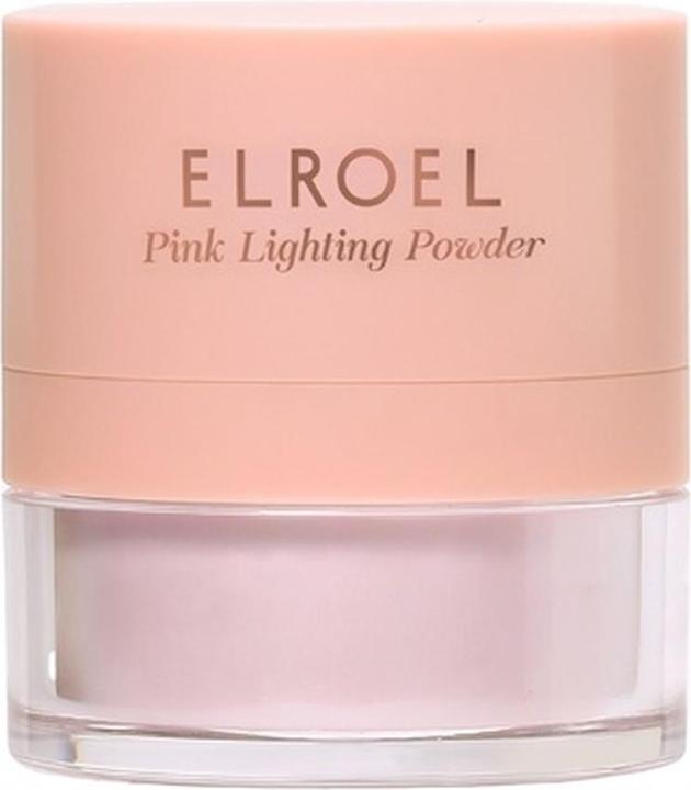 NoName Elroel Pink Lighting Powder Gesichtspuder zum Mattieren und Backen des Teints Langanhaltendes
