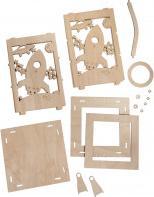 Produktbild Rayher Holz Laterne Rakete, FSC Mix Credit, natur, 1 S (1 x)