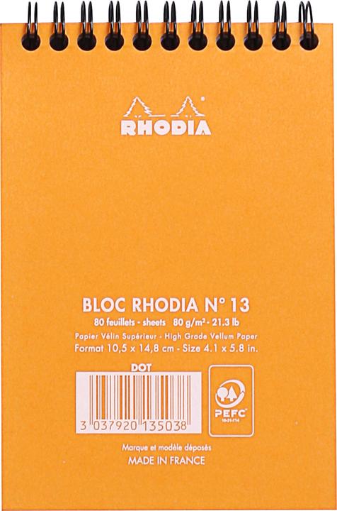 Image du produit Rhodia Classic (A6, Pointillés)