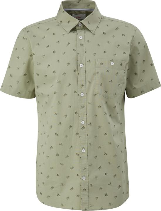 Immagine prodotto s.Oliver Hemd Slim: Kurzarmhemd aus Baumwollstretch (S)