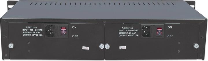 Immagine prodotto Intellinet Alloggiamento del convertitore multimediale 14 slot 48,26 cm per il montaggio in rack da 19 pollici