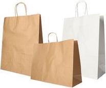 Immagine prodotto Papstar Sacchetto di carta, 440 x 320 x 170 mm, biancoá (Borsa da regalo, 25 x)