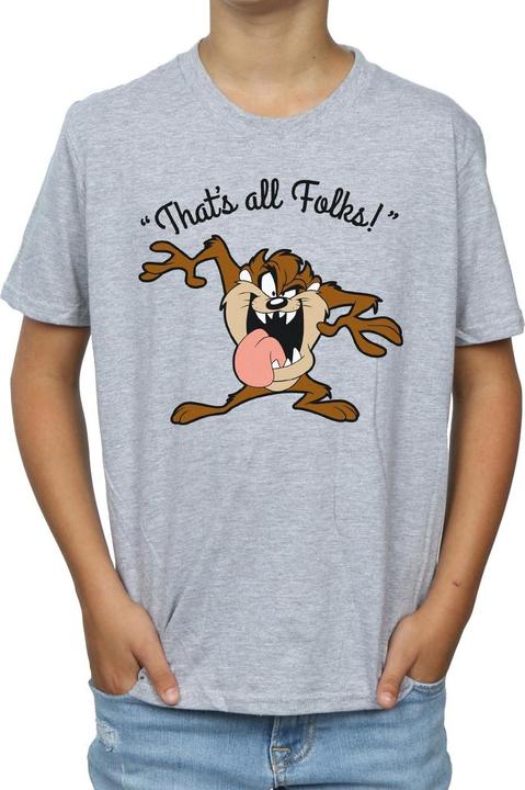 Image du produit Looney Tunes - T-shirt TAZ THAT'S ALL FOLKS - Garçon (116)