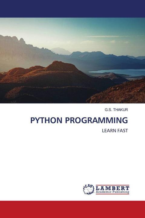 Produktbild Python Programming (Deutsch, G.S. THAKUR, 2023)