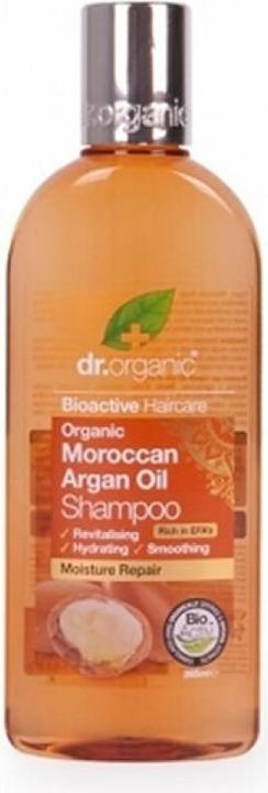 Actual product image Dr. Organic ARGÁN champú de aceite 265 ml (Liquid shampoo, 265 ml)