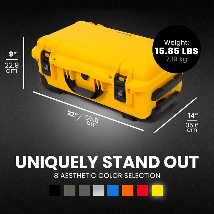 Actual product image Nanuk Plastic case 935 - TW+DO Yellow (28.50 l)