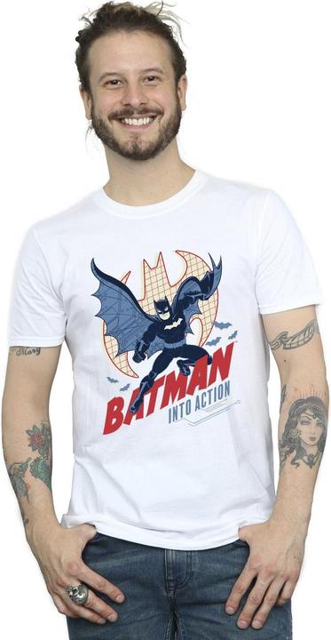 Immagine prodotto Batman Into Action Maglietta Uomo (3XL)