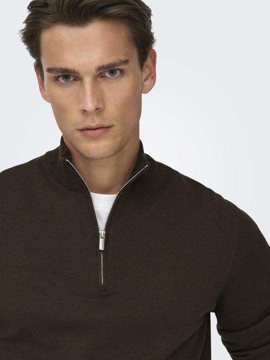 Produktbild Only & Sons Onscooper Half Zip High Neck Knit Noos (M)