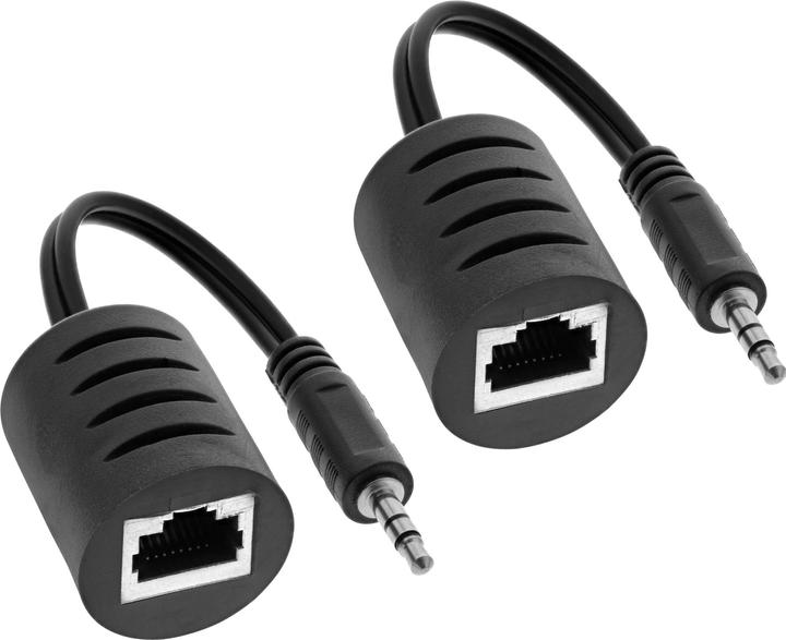 InLine Audio Adapter - RJ-45 (W) to Stereo Mini Jack (M)