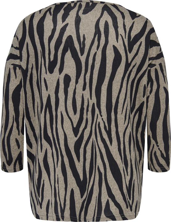 Produktbild Only Curvy Blumen Oberteil mit 3/4-Ärmeln (L)