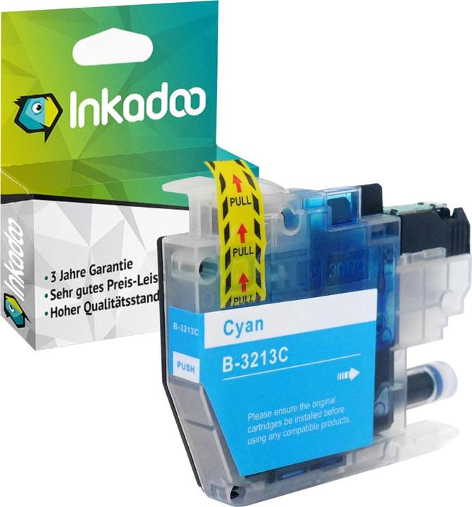 Produktbild Inkadoo Druckerpatronen kompatibel mit Brother LC-3213 VAL (C)
