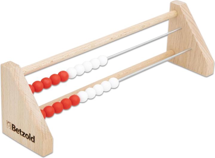 Actual product image Betzold Student calculating frame ZR 20 red/white