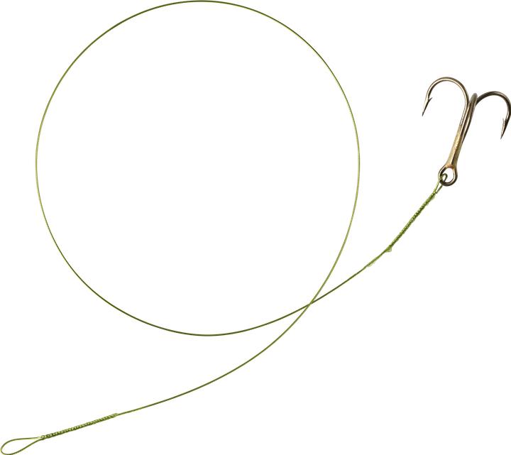 Produktbild Caperlan Vorfach Stahlvorfach mit Drillingshaken (40 cm)