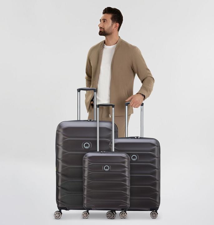 Produktbild Delsey Meteor 4 Rollen Kofferset 3-teilig mit Dehnfalte (221 l, XL (ab 115l))