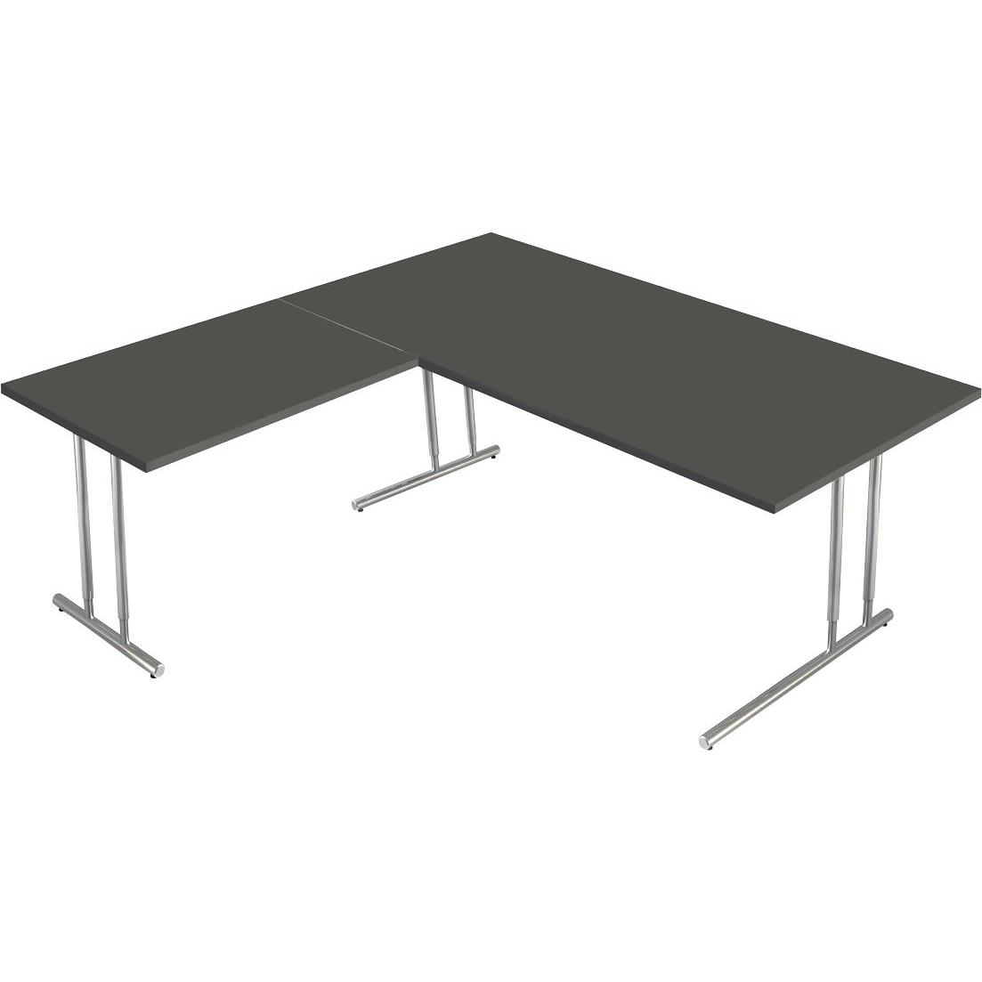 Kerkmann, Schreibtisch, Schreibtisch ARTLINE mit Anbau, (B)2.000 mm