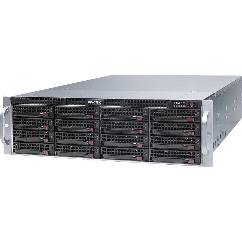 Vivotek NR9682-v3 64-Kanal NVR 4K, HDMI, Videokamera, Schwarz