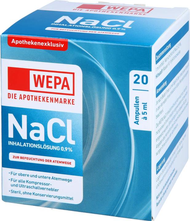 Wepa Inhalationsl Nacl0.9%, 20X5 ml INL