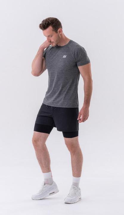 Produktbild Nebbia Lightweight Sporty T-shirt "Grey" 325 dark grey (XL)