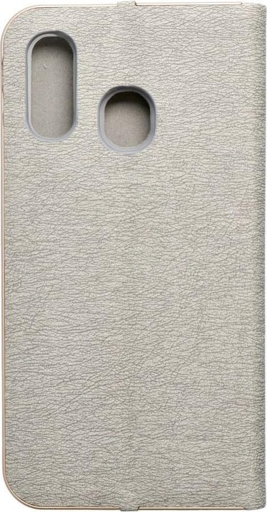 Produktbild Partner Telecom Book case OEM LUNA Book Gold for SAMSUNG A40 silver (Oppo A40)