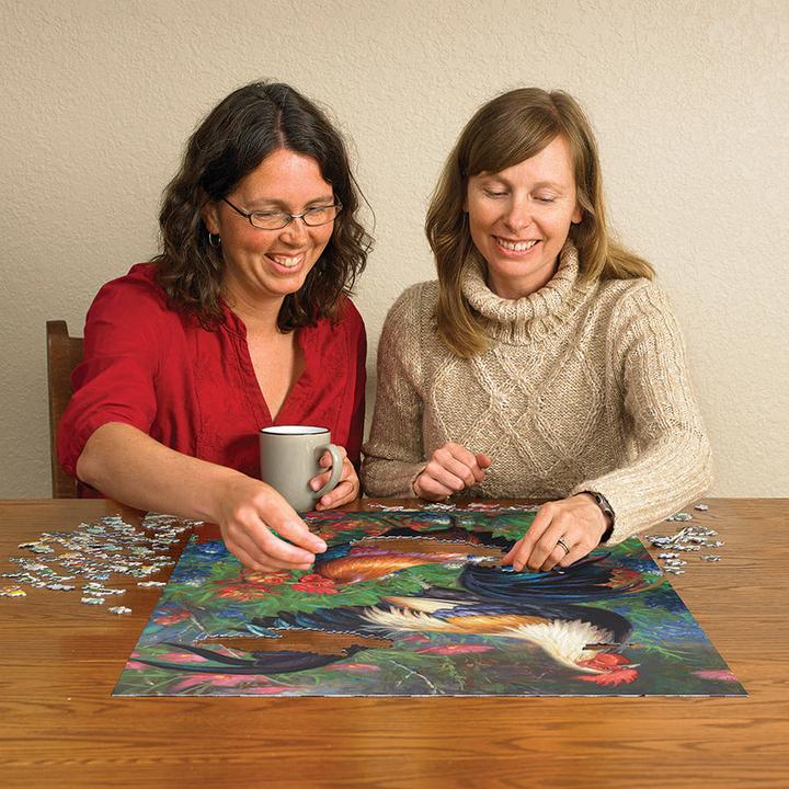 Actual product image Cobble Hill Puzzle 1000 Roosters (1000 pieces)