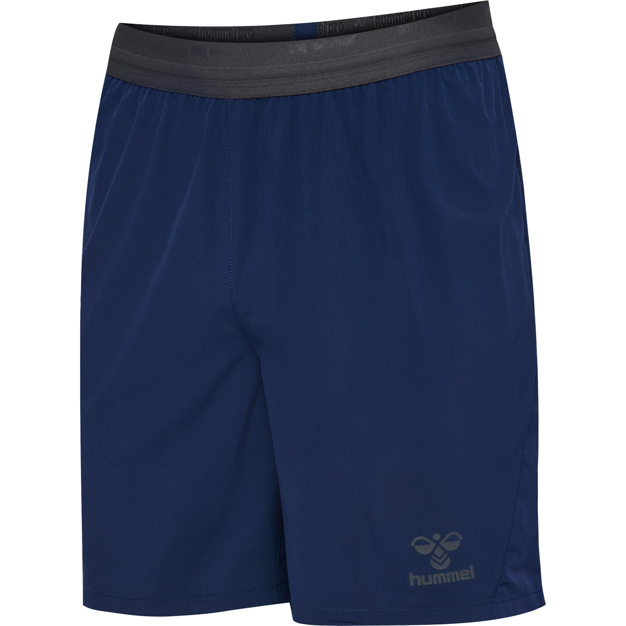 hummel, Herren, Sporthose, hmlPRO TRAINING SHORTS (L), Blau, L