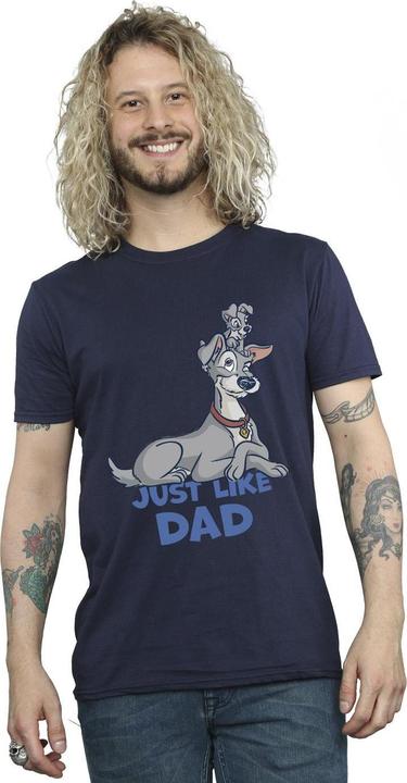 Produktbild Disney Lady And The Tramp Just Like Dad TShirt (4XL)