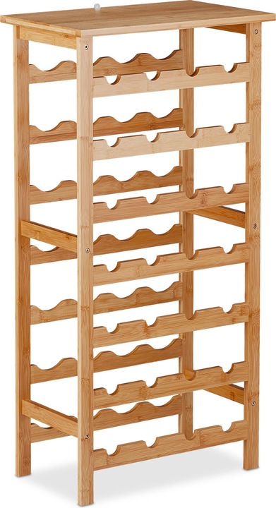 Actual product image Relaxdays Wine rack (47 x 29 x 94 cm)