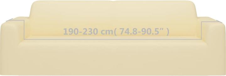 Produktbild vidaXL Sofahusse (3-Sitzer)