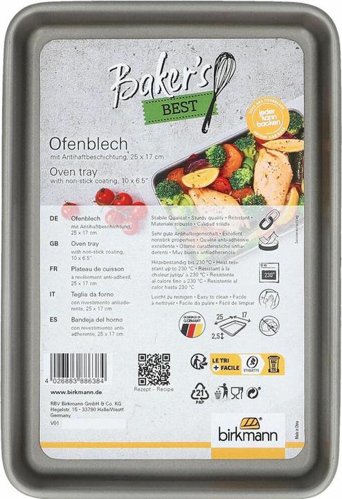 Actual product image Birkmann Oven tray Baker's Best 25x17 cm