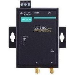 Moxa UC-2104-LX - Computer embedded basato su Mini-RISC con processore a 600 MHz, 1 connessione LAN, Barebone