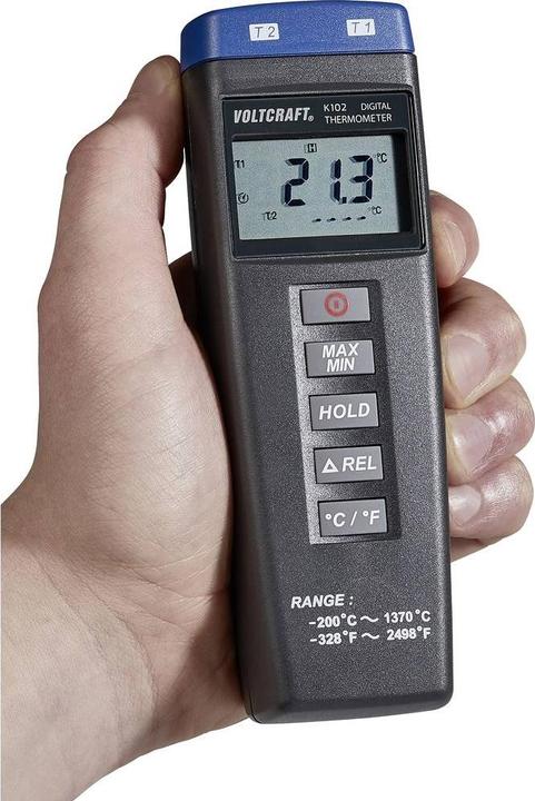 Actual product image Voltcraft Digital thermometer + surface sensor