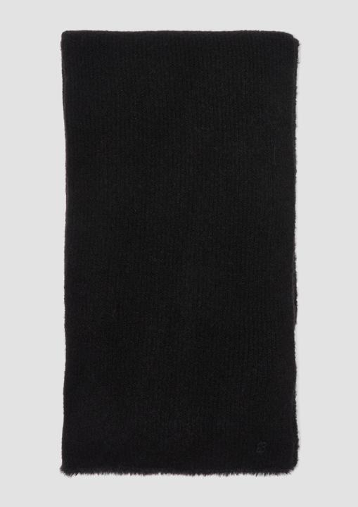 Image du produit S.Oliver Tuch Strickschal mit Fransen und Logo-Ring