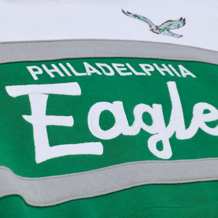 Produktbild Mitchell & Ness Fleece Hoody COACH Philadelphia Eagles - M (M)