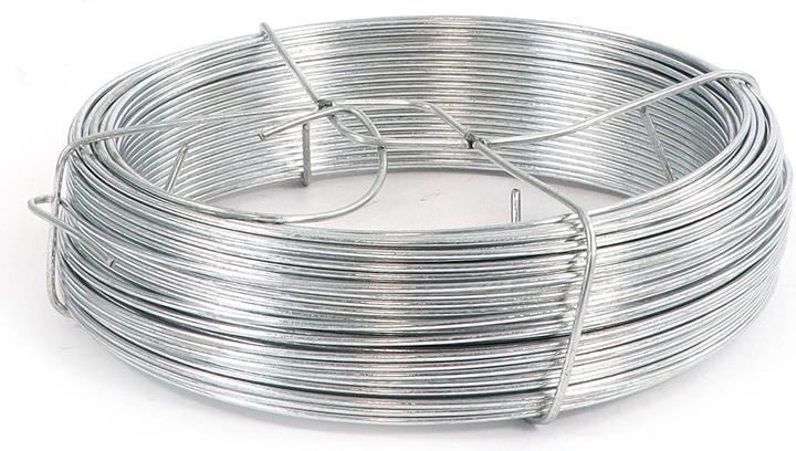 Actual product image Wiltec Garden wire 1.8mm green winding wire 50m binding wire steel plant wire (50 m)