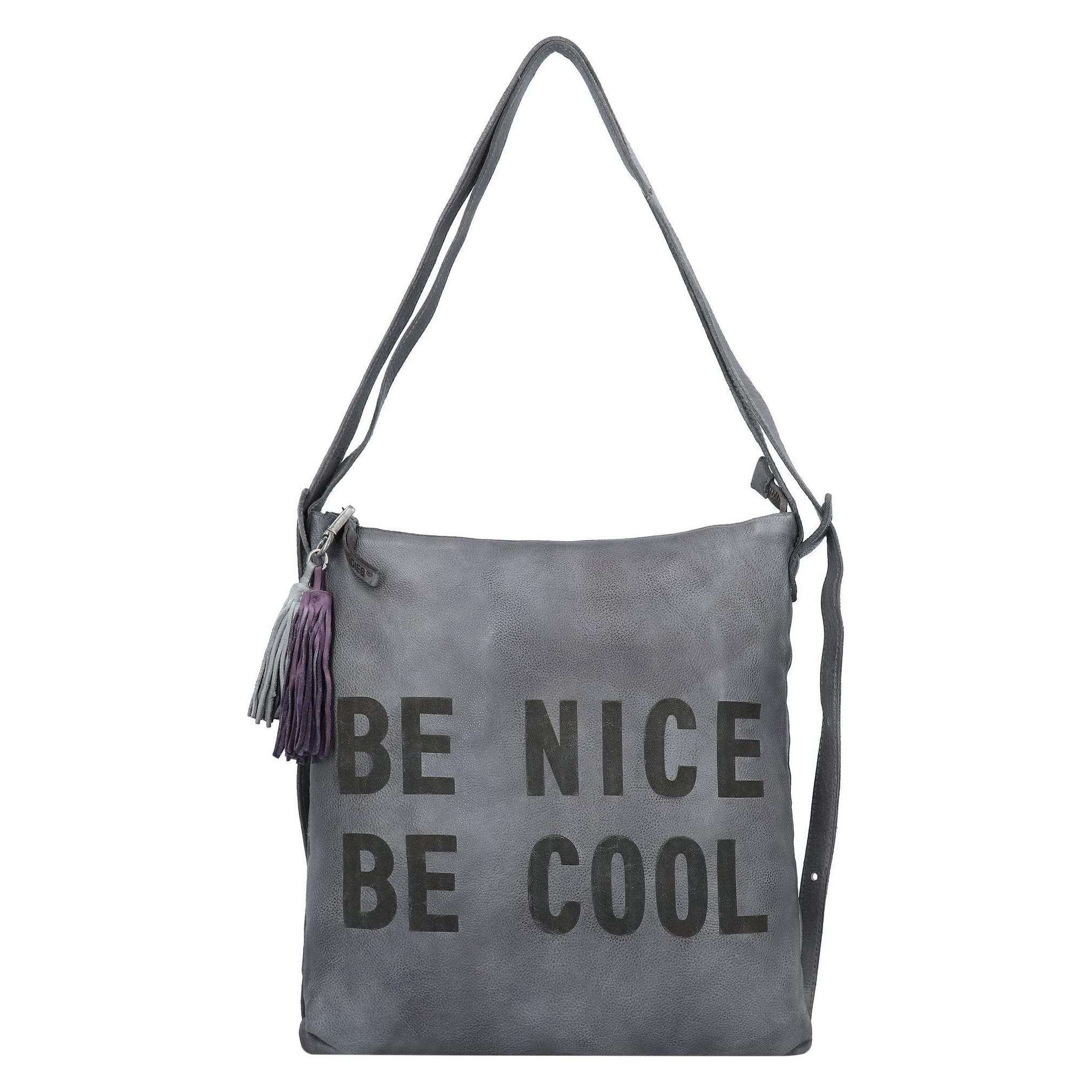 Taschendieb, Handtasche, Paniglgasse 4 Schultertasche Leder 33 Cm, Grau