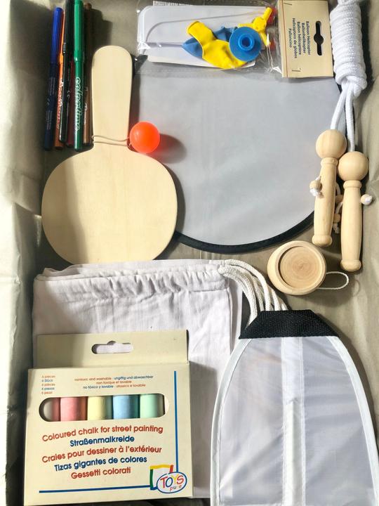 Actual product image Activity Board Creative box movement for children, creative set, movement games, outdoor game