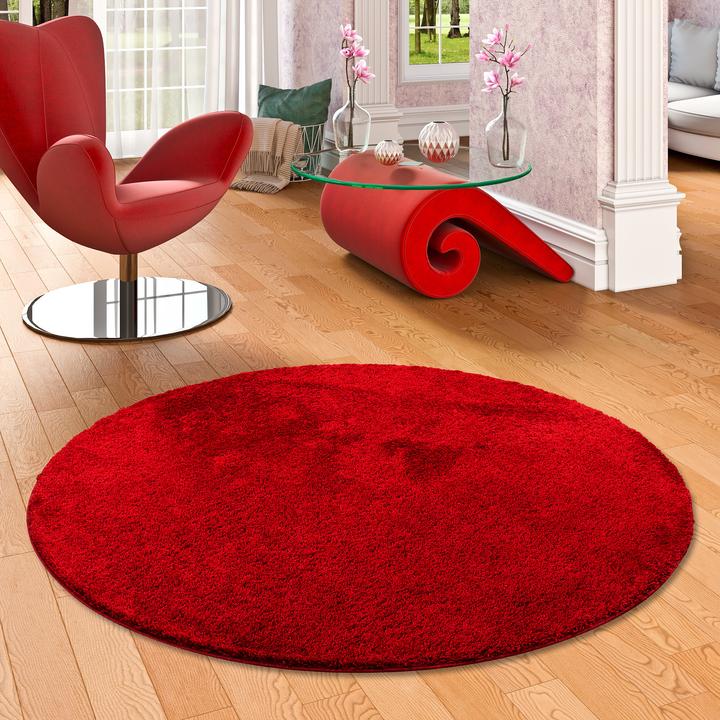 Actual product image Snapstyle Shaggy high pile carpet Palace (Ø 133 cm)