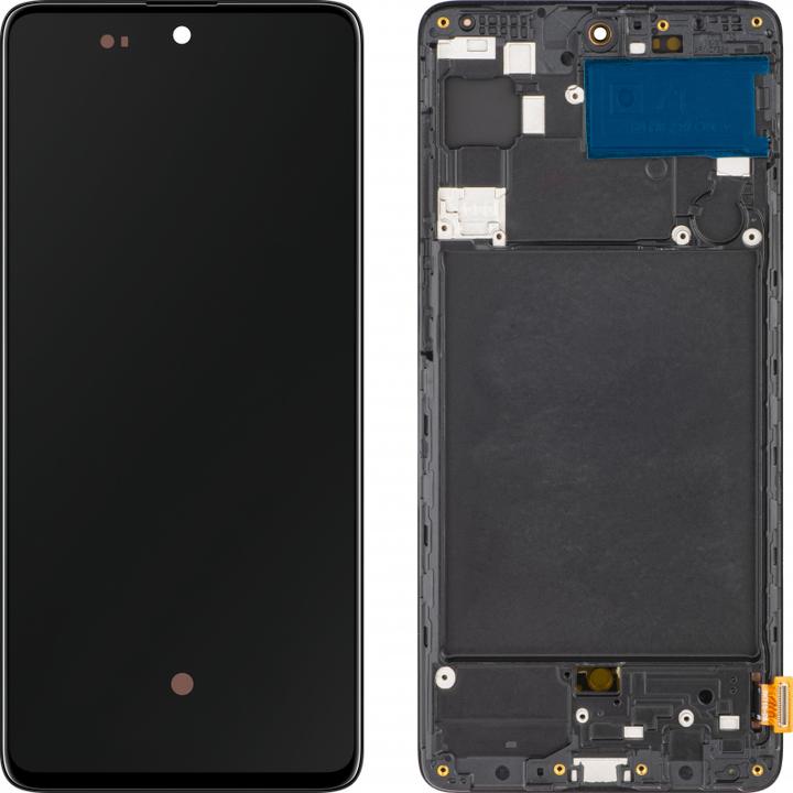 Produktbild MP Display Unit für Galaxy A71 A715, OLED Version, Aftermarket, Schwarz (Display)