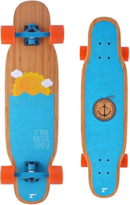 Immagine prodotto Tempish Mini - Nautical - Longboard - 33 Zoll - Kindereren - Multicolor (4301807) (8.75")