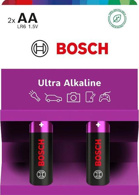 Produktbild Bosch Hausgeräte Bosch Batterie 2 Stk AA Ultra Alkaline Lr6ua2b/00 (2 Stk., AA)